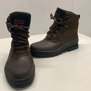 Sorel Waterproof Snow Winter Rain Boots Lace Up Brown Vintage Canada Women's 6